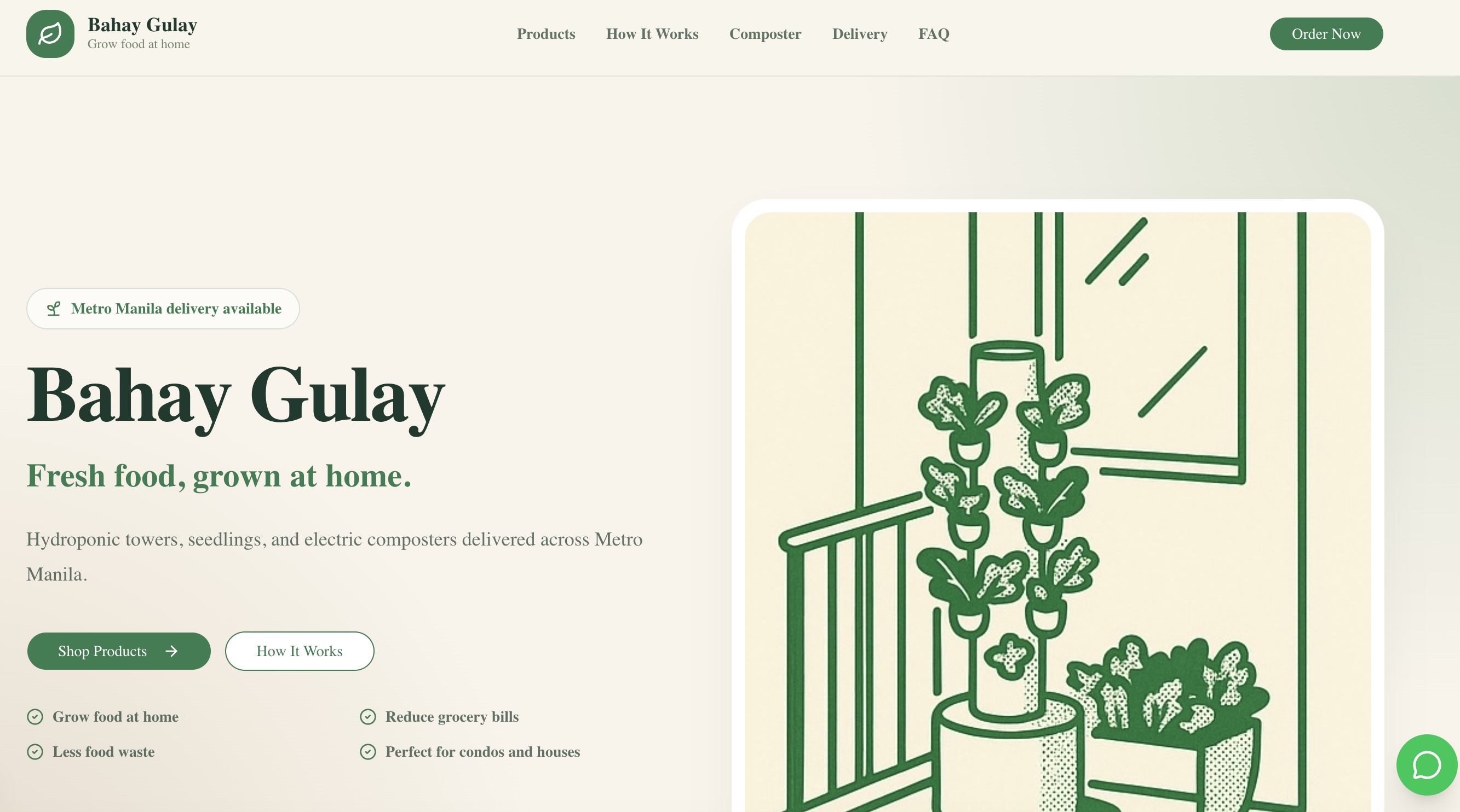 Bahay Gulay website