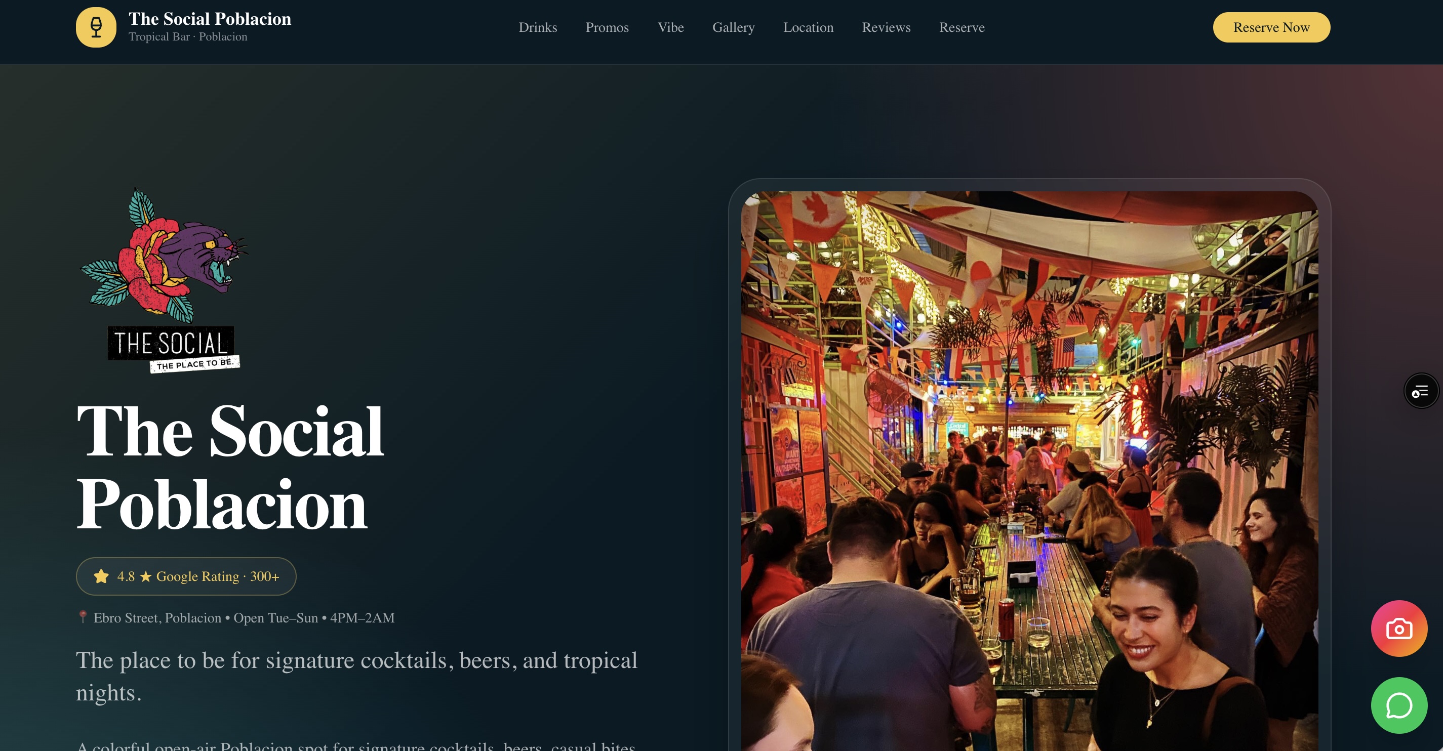 The Social Poblacion website